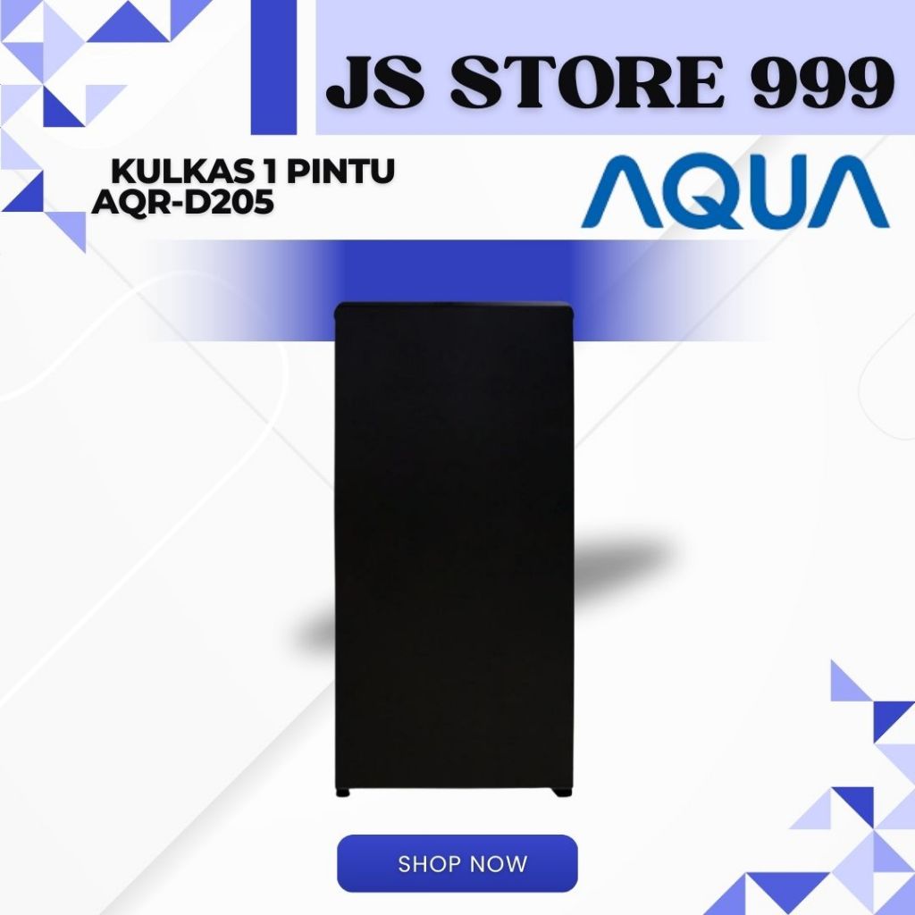 KULKAS AQUA 1 PINTU AQR-D205 165L AQR D 205 MDS - AQR-D205