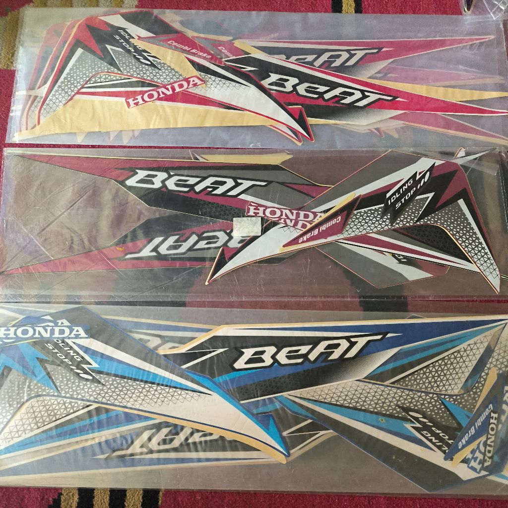 Striping/Lis Body Motor Honda Beat 2018 Idling Stop (ISS)