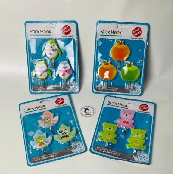 Gantungan Baju Adhesive Hook Gantungan Dinding Lucu