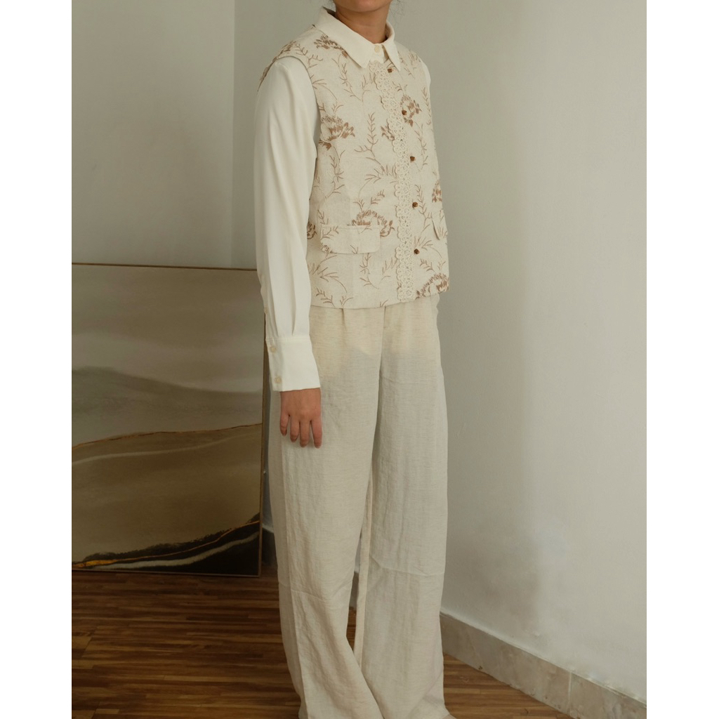 Linen Pants | Celana Panjang Linen Wanita | Celana Kulot Linen