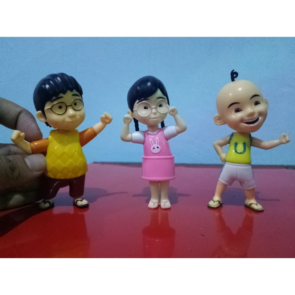 Figure Upin Ipin Mei Mei Ikhsan Original Lucu Cute