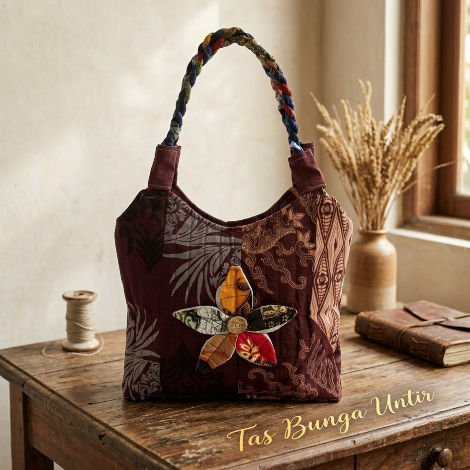 Tas Batik Totebag Batik Tas Jogja Model Bunga Untir Djogjabook