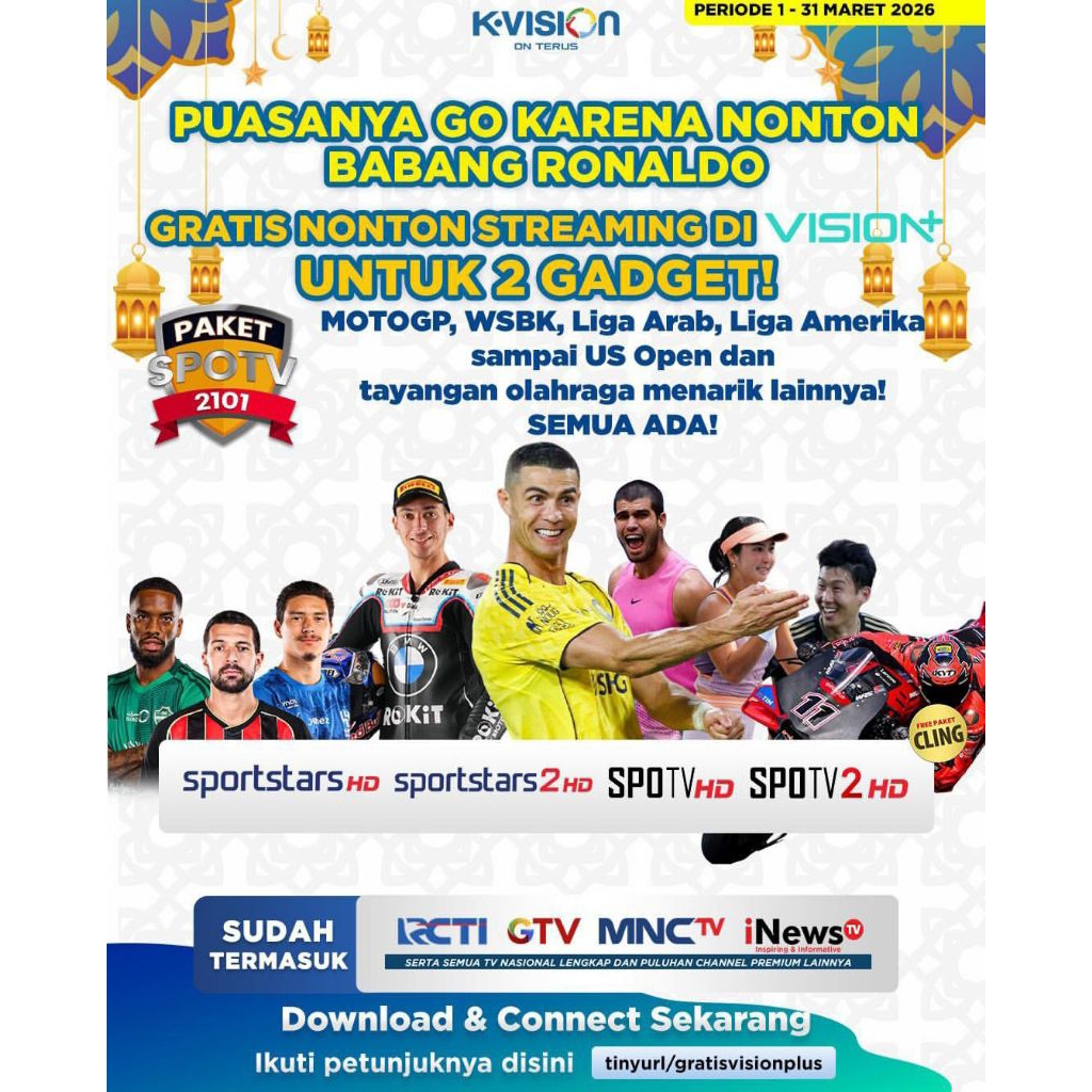 Voucher Paket SPOTV MotoGP 2112 K-Vision 360 Hari