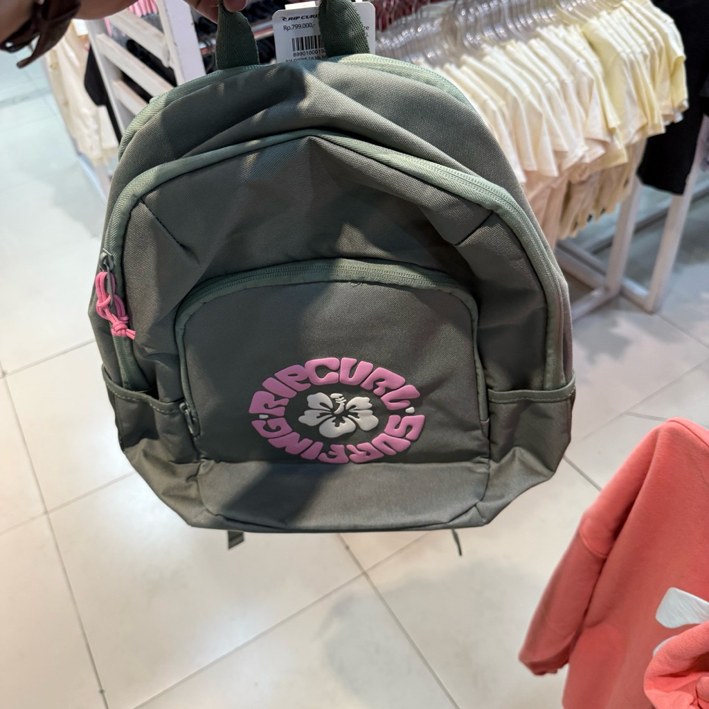 tas wanita rip curl original ozone 2 30 liters backpack sea spray grey