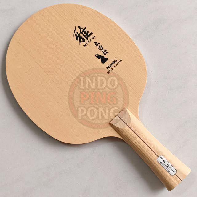 Nittaku Miyabi 1ply Kiso Hinoki AllWood Offensive Soft Tebal