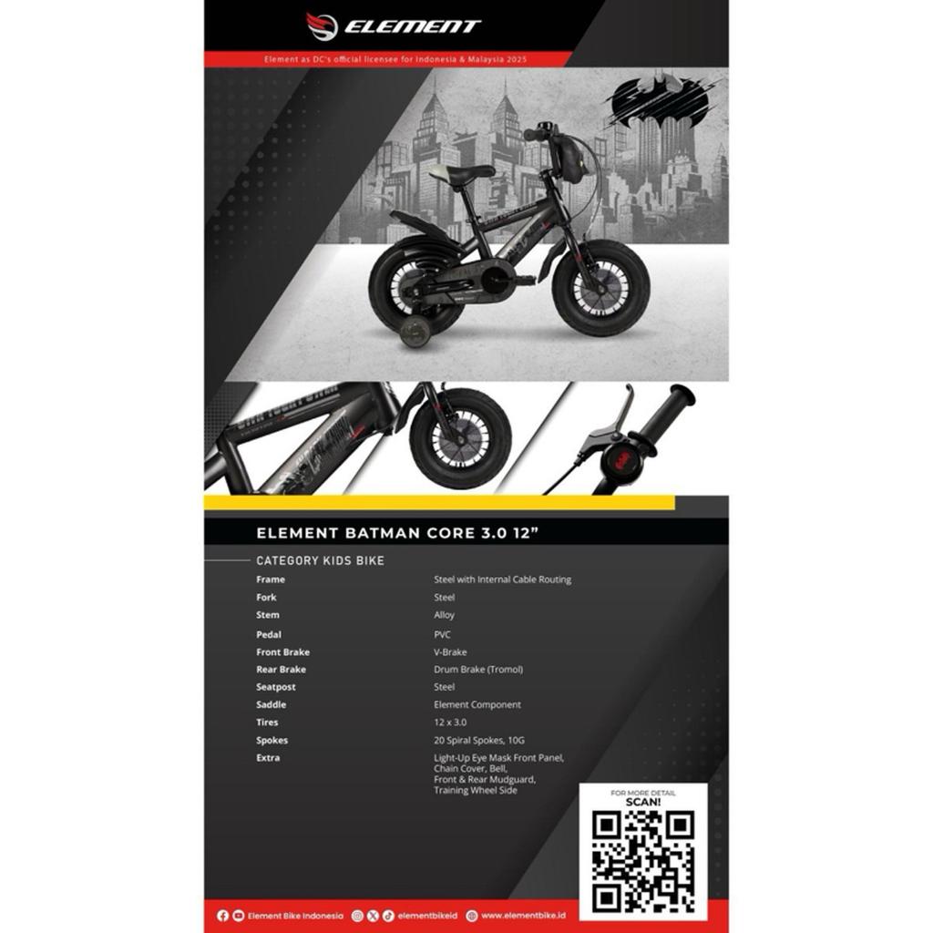 [ BONUS BELL ] Sepeda anak 12 inch PACIFIC HOTSHOT FX SHARK HIU sepeda bmx pacific 12 in