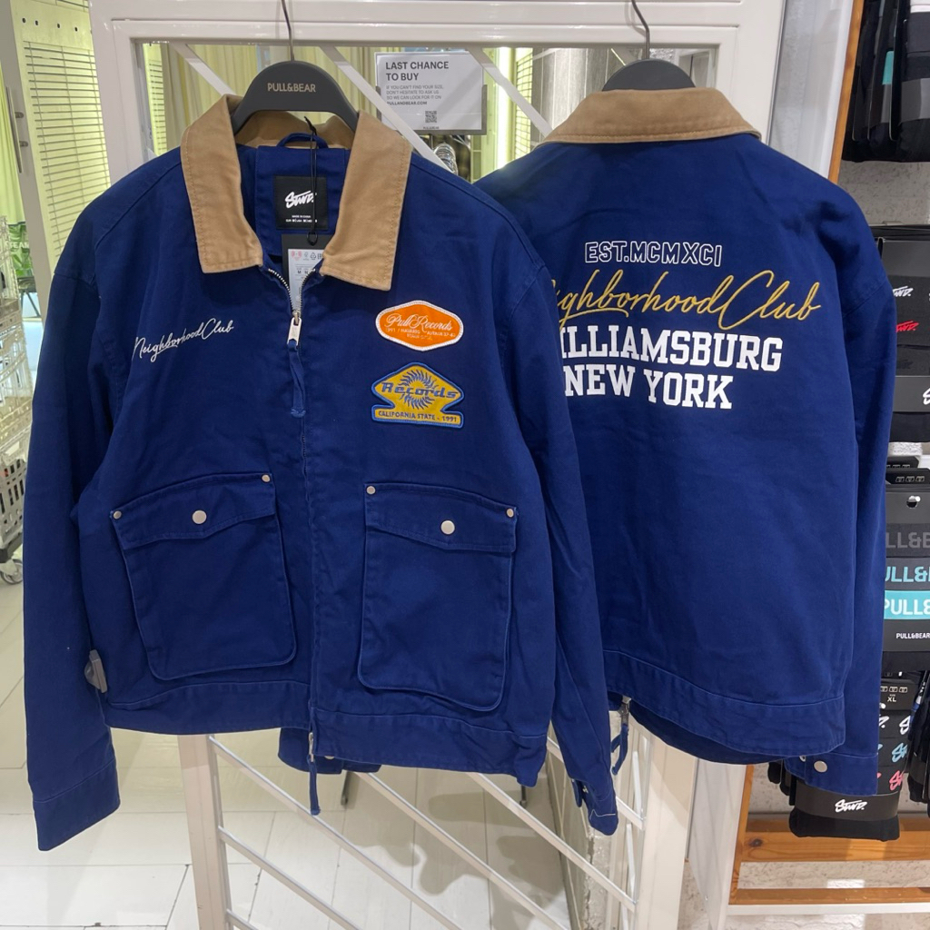 Jaket Stwd PULL&BEAR MEN Jastip (jasa titip)