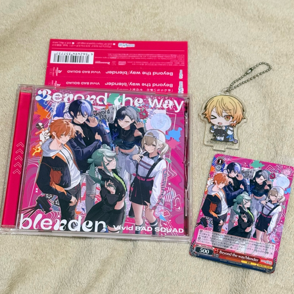 [Dmg case] Project Sekai Official Merch Single CD Beyond the Way Blender Vivid Bad Squad VBS Weiss C