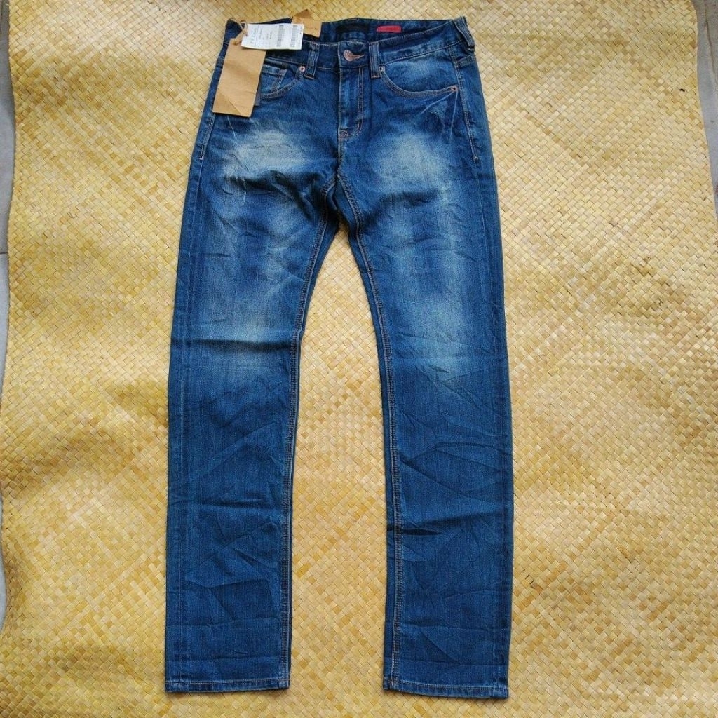 Celana jeans pria FRJ Jeans jeans cowok BNWT