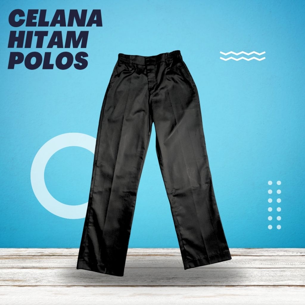 CELANA HITAMPOLOS DRILL JAPAN HALUSLEMBUT