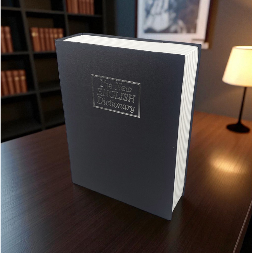 HOMESAFE Brankas Buku Kamus Hidden Safe Box Kunci Manual