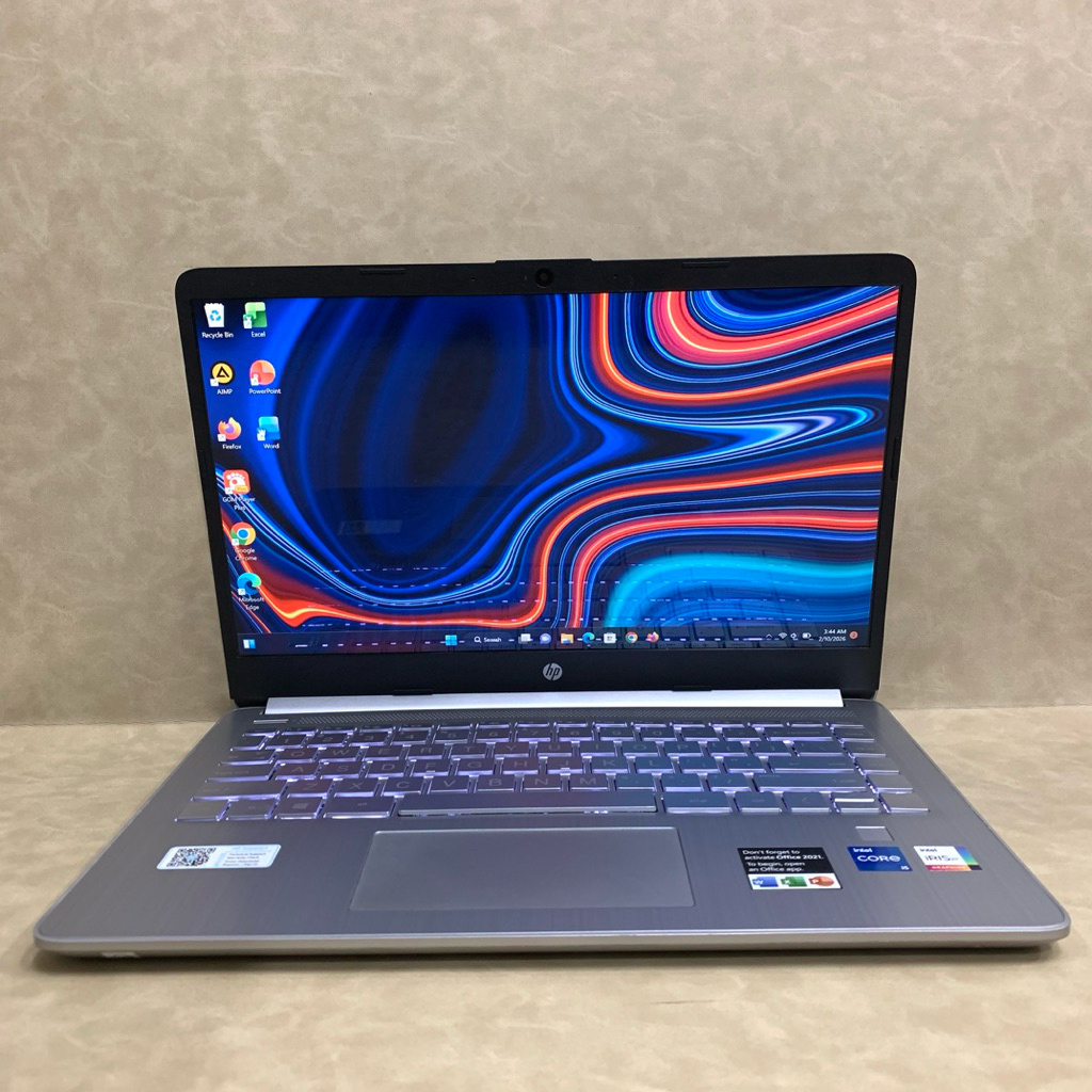 Laptop HP 14S-DQ5000TU intel i5-1240P RAM 8 GB SSD 512 GB intel irisXe 14”FHD IPS slim mulus nominus