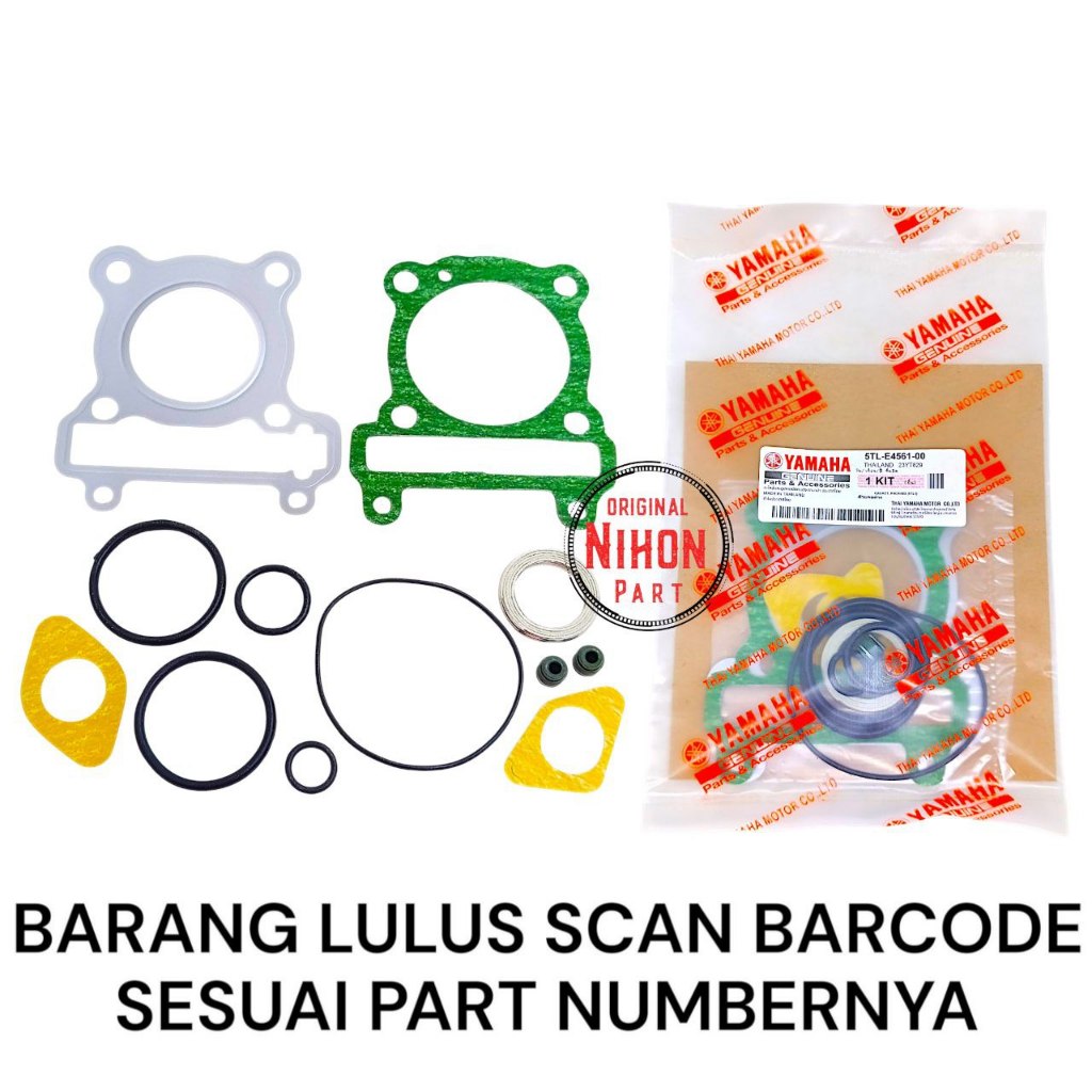 (COD) Paking Top Set Mio Sporty / Mio Lama / Fino 115 Karbu / Mio Soul / Mio Garnis 5TL ORI Thailand