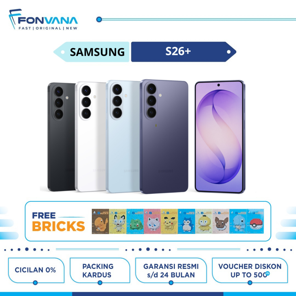 Samsung Galaxy S26+ 12/512GB 6.7”inch Digital Zoom up to 30x 4900 mAh | Garansi Resmi SEIN 1 Tahun
