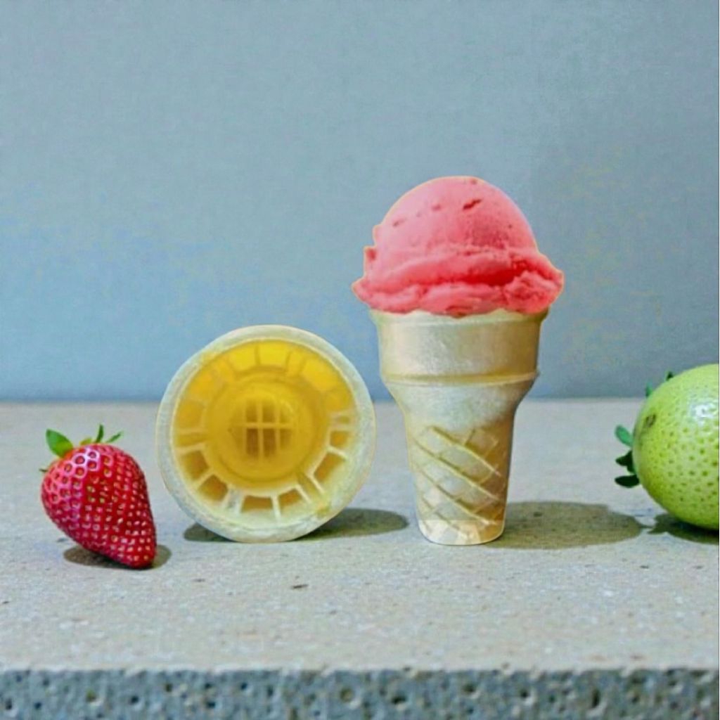 CONE ES CREAM MCD MCDONALD UKURAN 5,5 CM