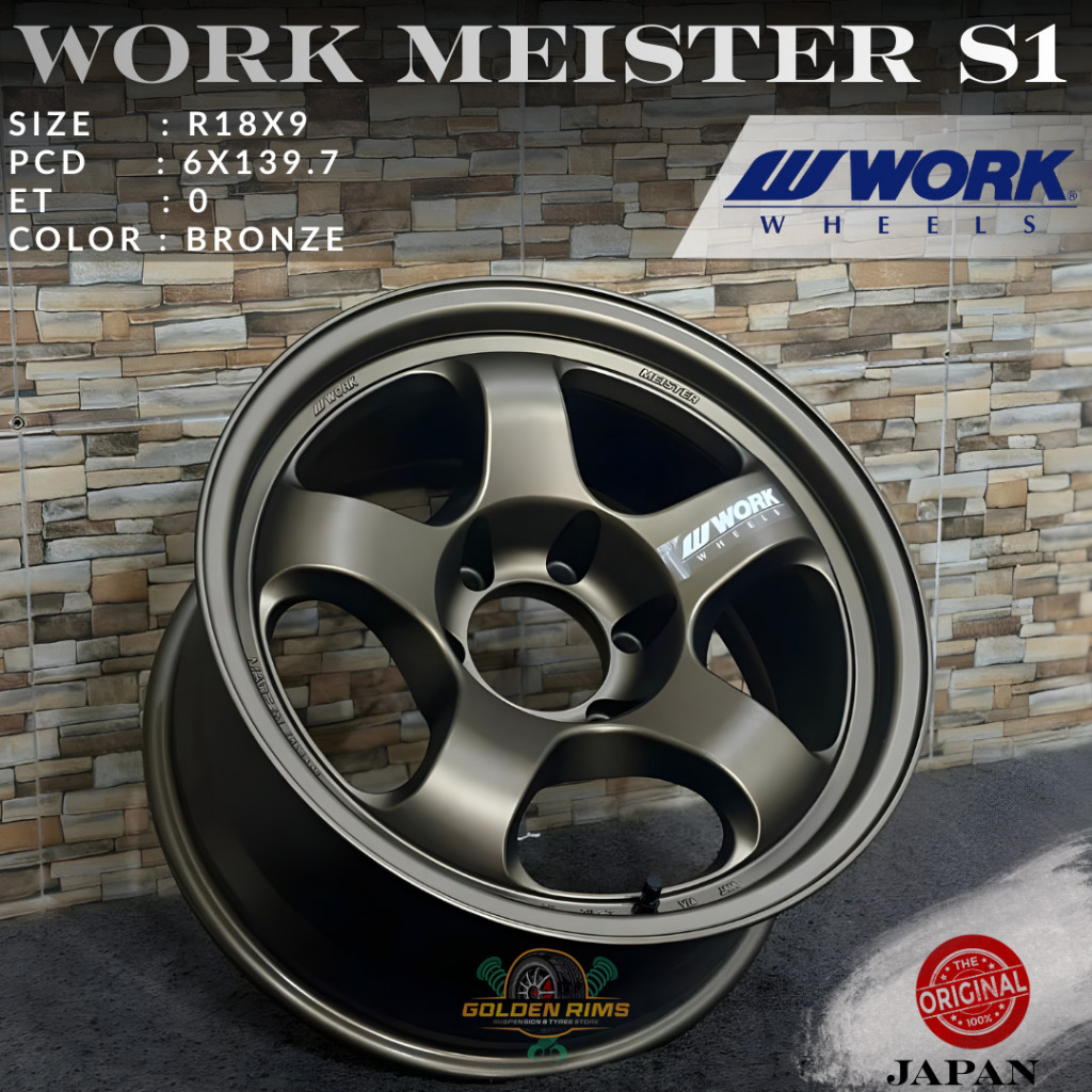 Velg Work Meister S1 Suv R18 spek pajero fortuner hilux triton dll