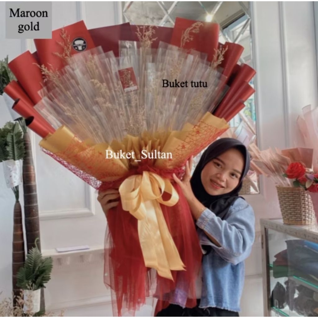BUKET UANG 100 LEMBAR BESAR JUMBO MONEY BOUQUET 100 SLOT KERANGKA BUCKET UANG 90 80 70 60 BIG SIZE