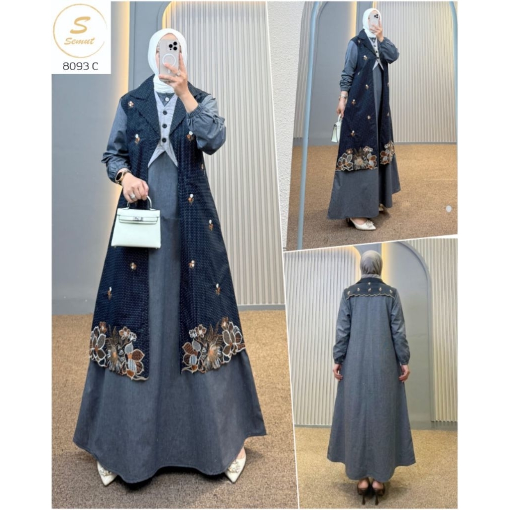 saukia dress by SYAINA SMUT