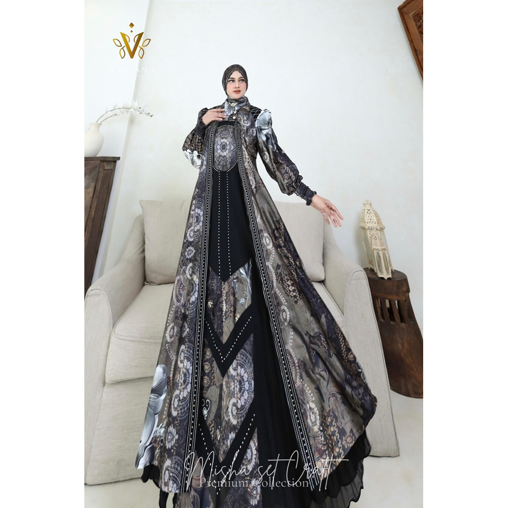 Misya set scraf by TREVANA mama nasya collection