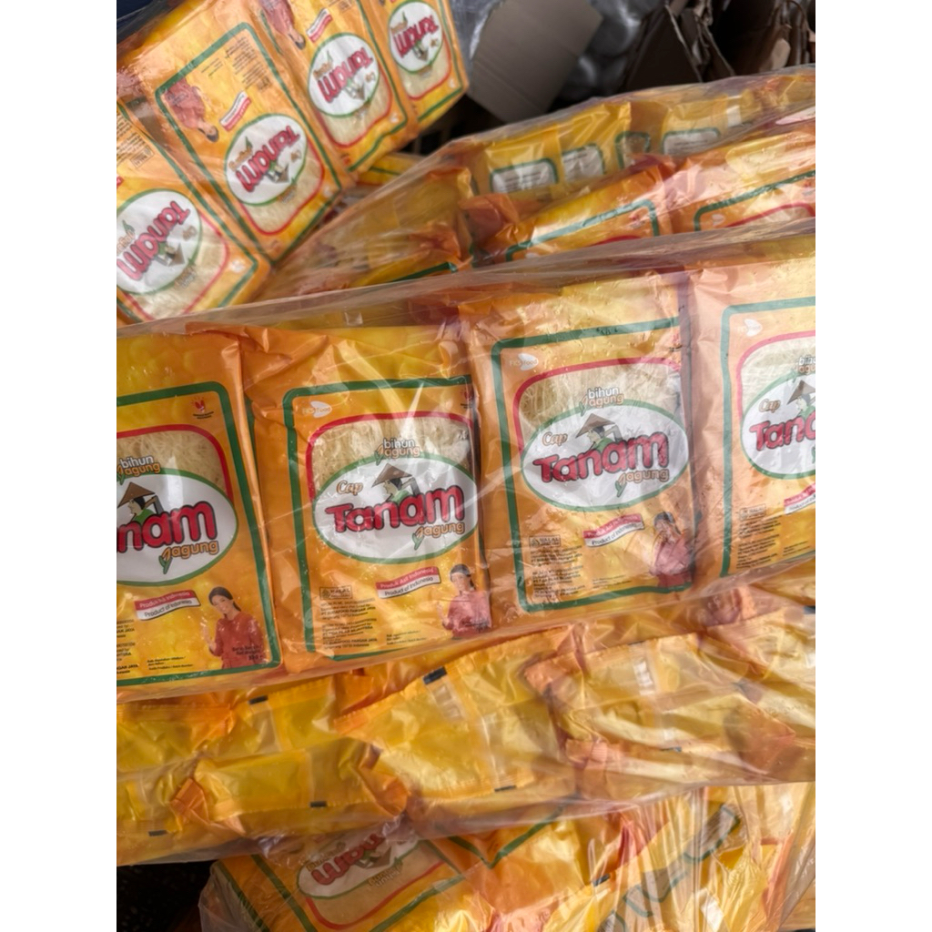 BIHUN JAGUNG CAP TANAM JAGUNG 1 BALL 4keping 320gr - Praktis, Mudah Disajikan, Cocok untuk Berbagai 