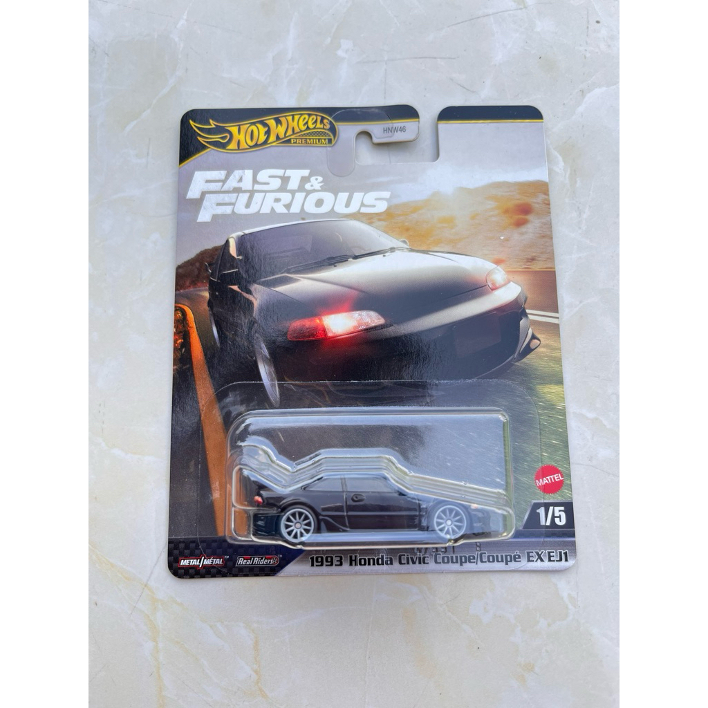 hotwheels honda civic coupe ej1 fast and forious