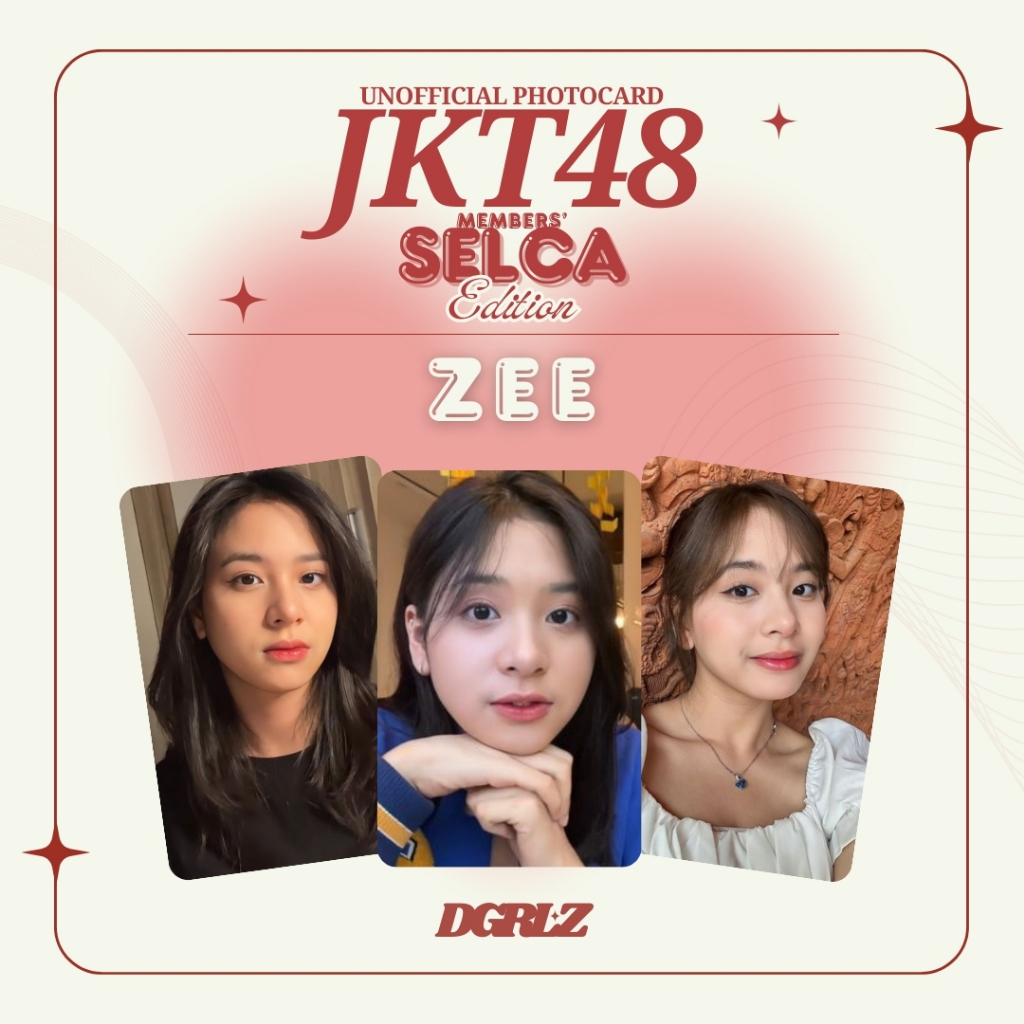 [5pcs] JKT48 AZIZI ZEE PREMIUM PHOTOCARD LOMOCARD "SELCA ED." BY DGRLZ