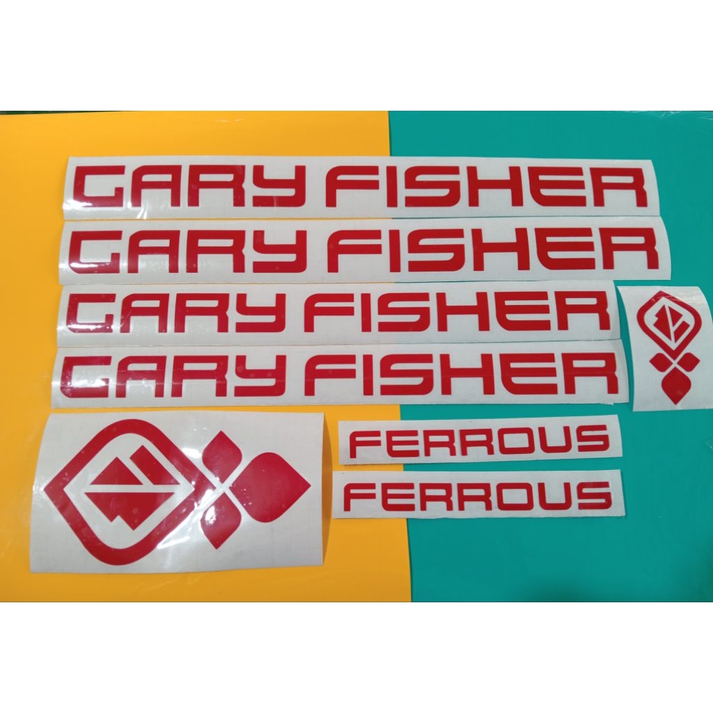 stiker sepeda gary fisher ferrous