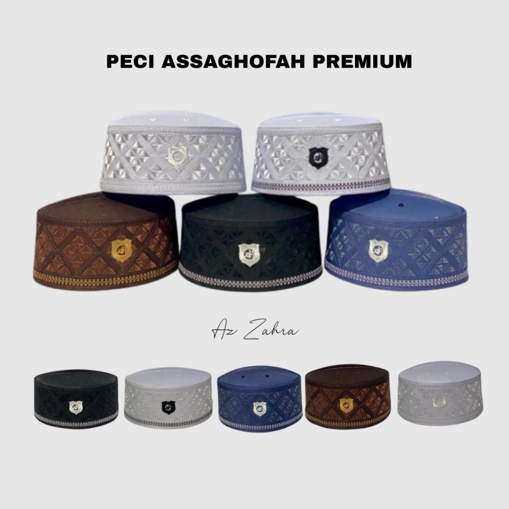 Peci/peci assagofah/peci hitam/peci assagofah hitam/songkok/peci murah/peci dewasa