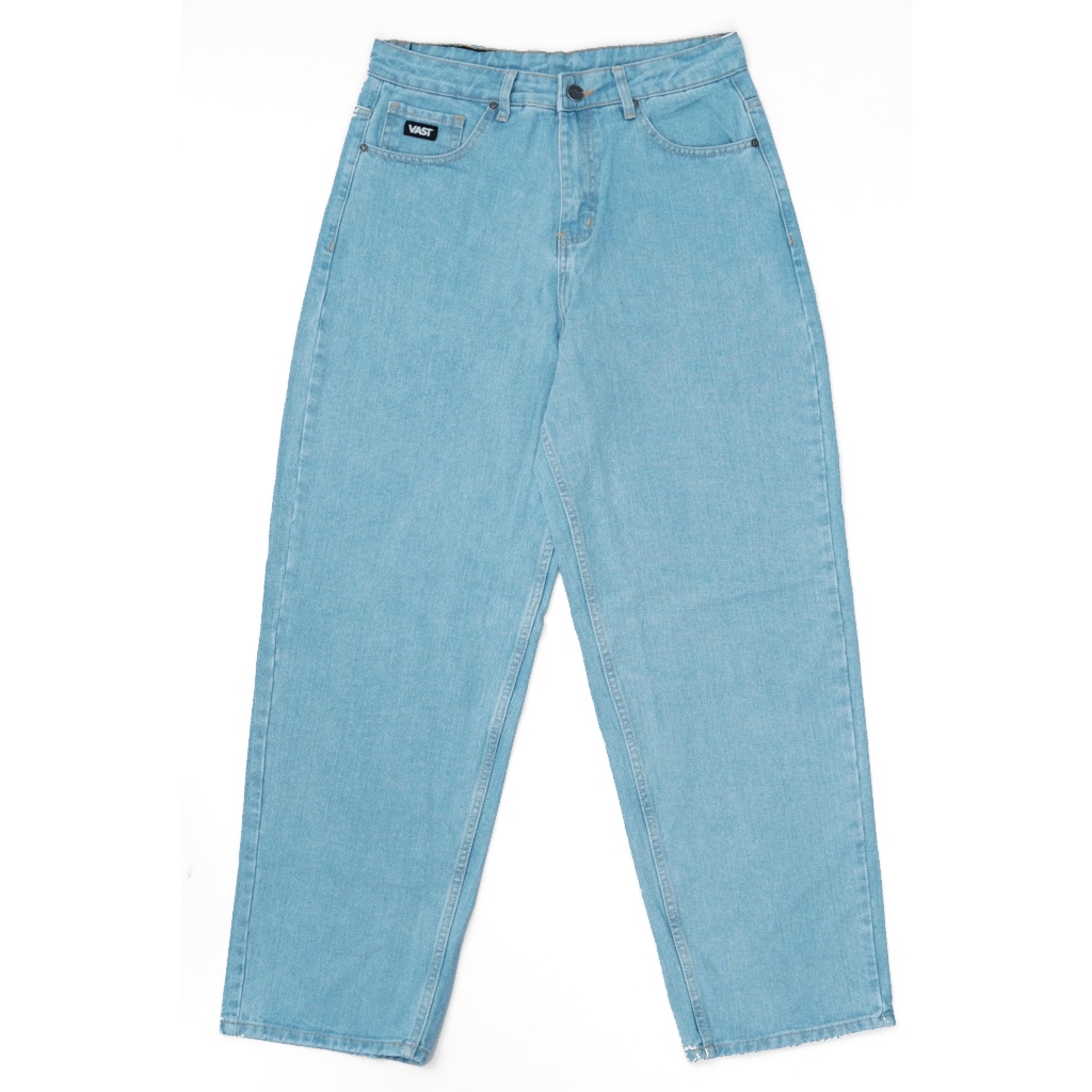 VAST BAGGY PANTS – VDM-61 – Light Blue Washed Denim