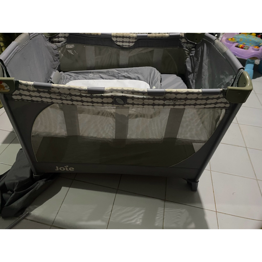 Preloved  box baby joie lengkap diapres changer