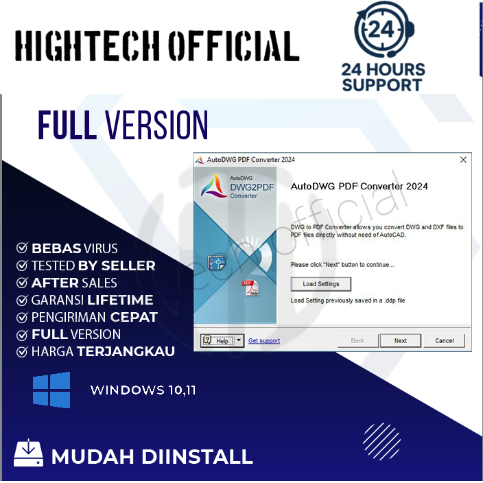 Aplikasi Konversi File AutoDWG DWG to PDF Converter 6 [WIN] Full Version
