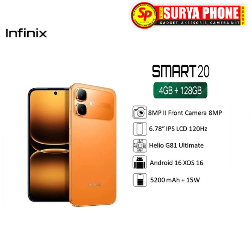 INFINIX SMART 20 RAM 4GB / 128GB