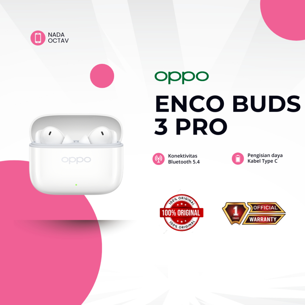 OPPO ENCO BUDS 3 PRO HEADSET BLUETOOTH
