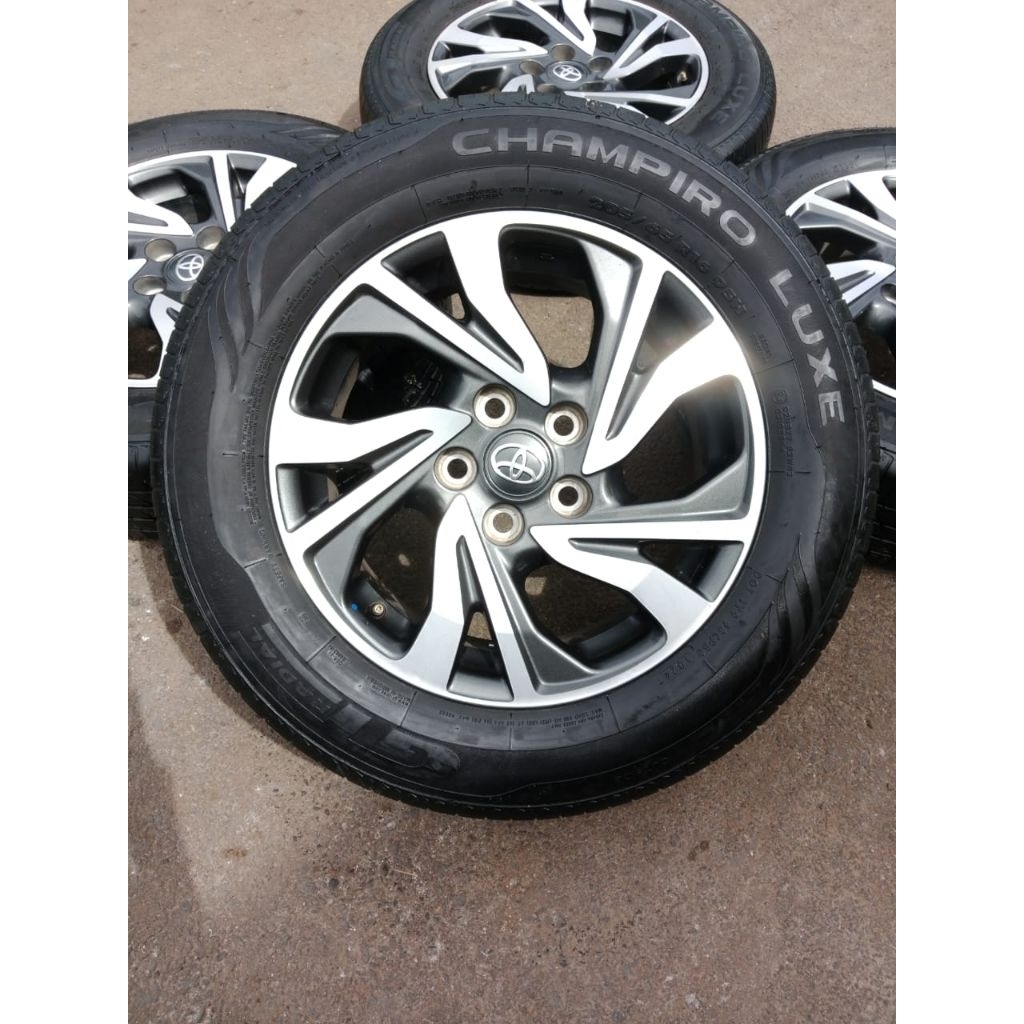 Velg Ori Oem Toyota Reborn R16 Pcd 5x114 Lebar 6_inc Et 30 + Ban Gtradial 205/65 R16 Thn 2023 Origin
