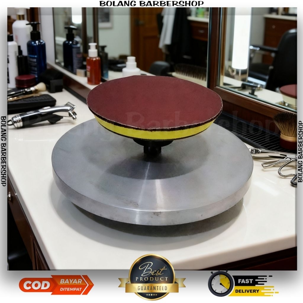Piringan asahan mata pisau cukur rambut dan gunting Diameter 15 cm || Piringan Asahan Mata Pisau Cuk