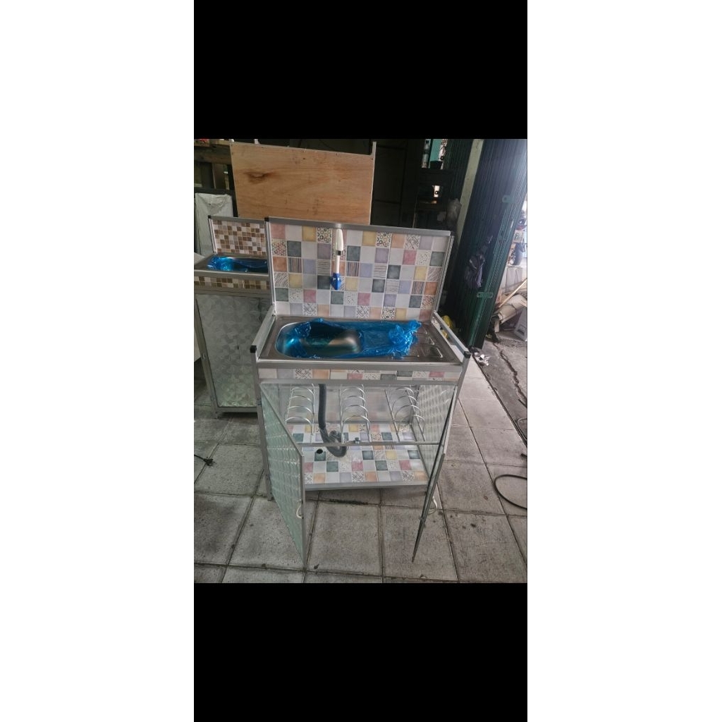 Lemari bak sink cucian piring wastafel