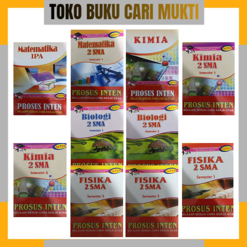 BUKU PROSUS INTEN BELAJAR SESUAI CARA KERJA OTAK UNTUK SMA KELAS 11 BUKU BEKAS ORIGINAL