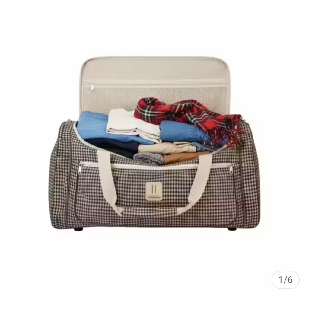 Tas Travel Klasik Motif Carabella Travel Bag Pria dan Wanita GT409 Ransel Pakaian Cocok untuk Berper