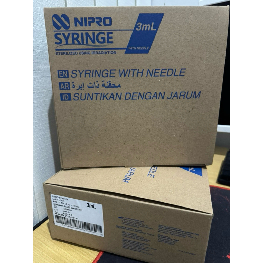 spuit 3 ml Nipro / suntikan / spet