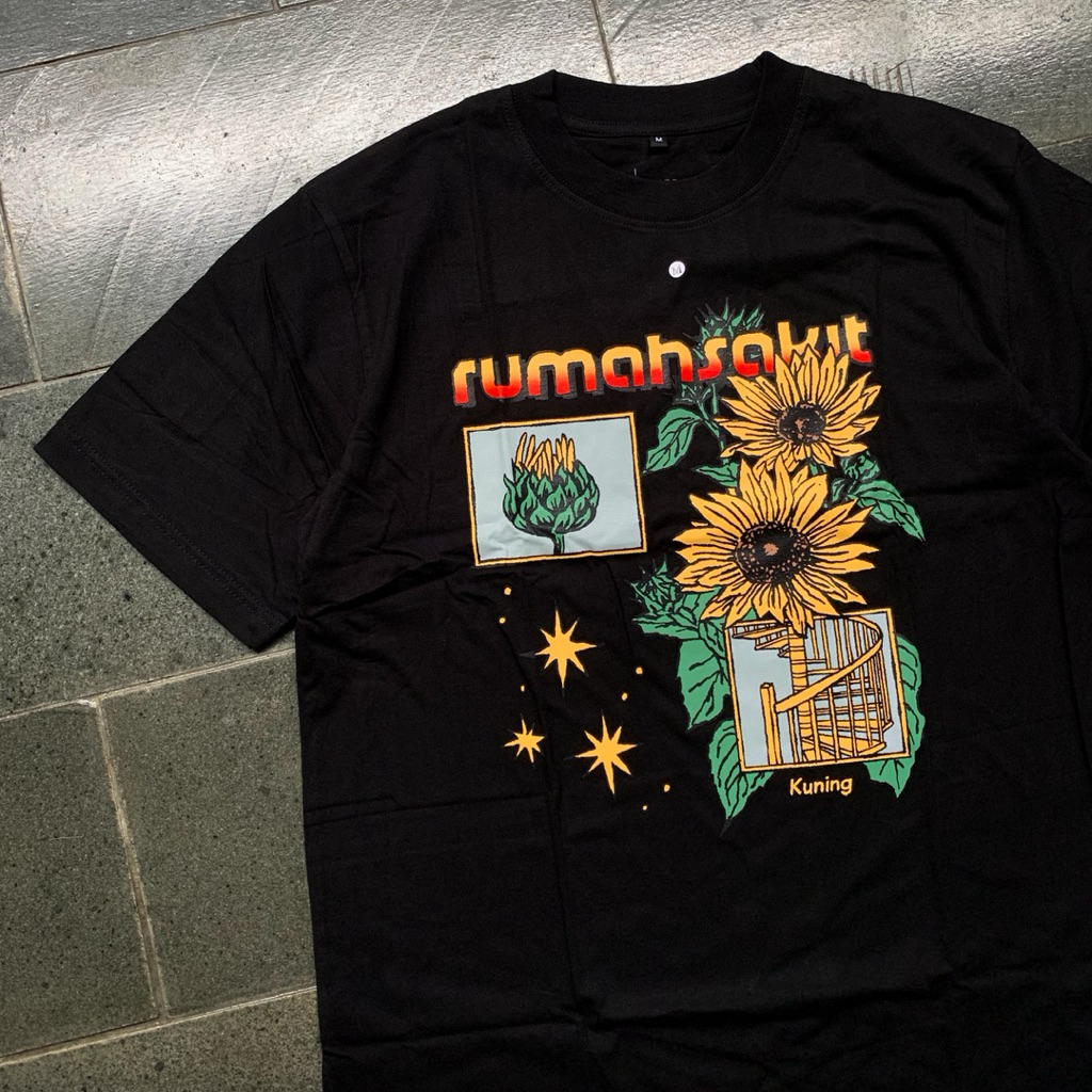 RUMAHSAKIT BAND - KUNING TSHIRT BLACK