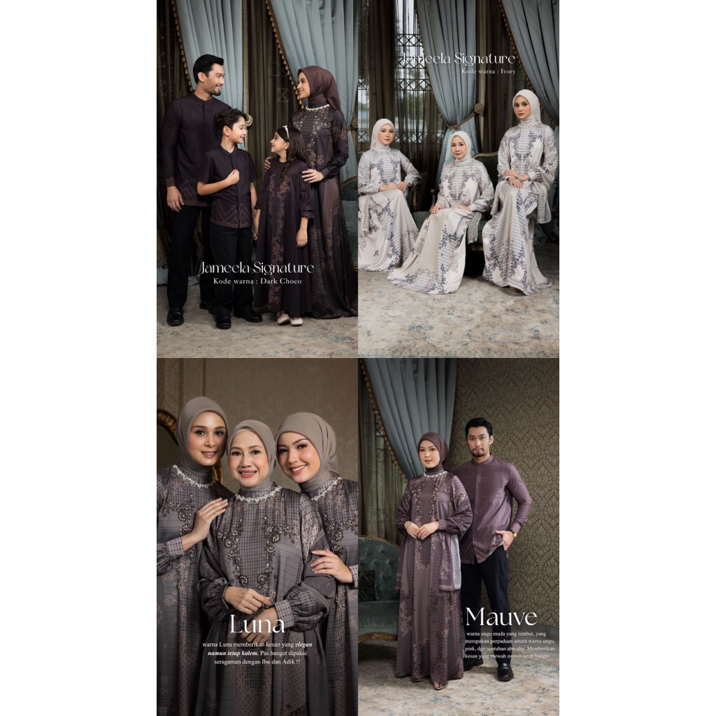 JAMEELA SIGNATURE FAMILY SET BY KALEELA X JAVINA
