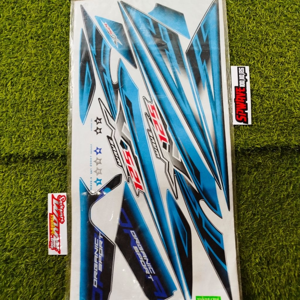 STRIPING WAVE X 125 Bahan Kodak Paper Original Thailand Untuk Motor For Wave X 125 Revo Lama Revo La