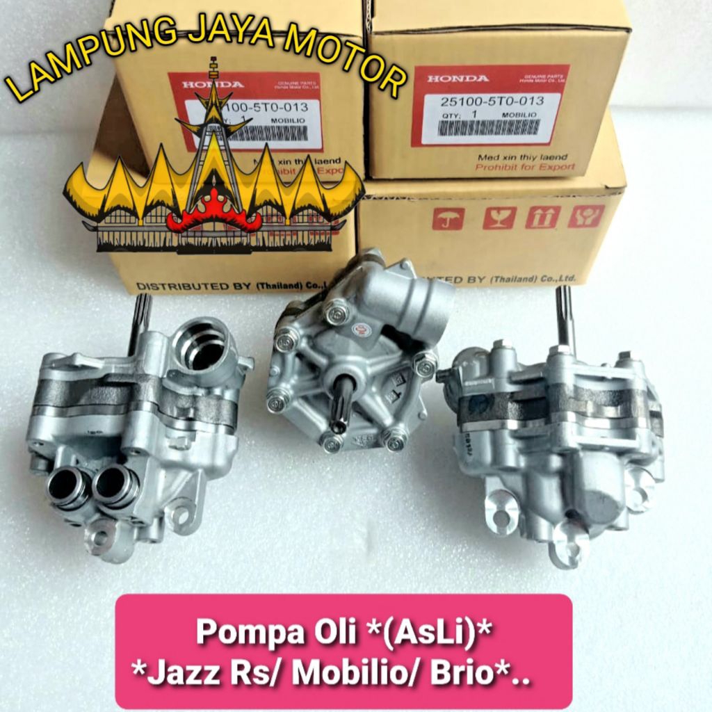 POMPA OLI / OIL PUMP ASSY HONDA JAZZ RS / MOBILIO / BRIO