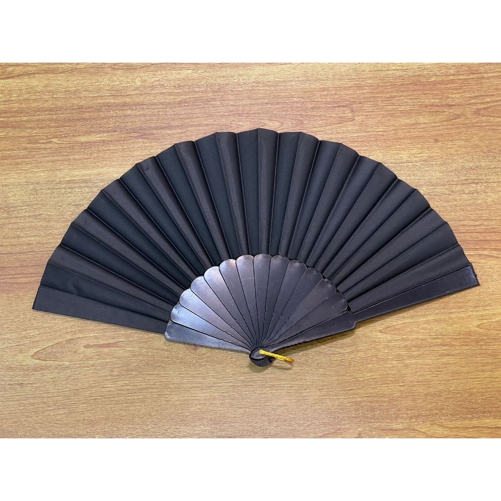 Kipas Tangan Lipat Jumbo Warna Hitam