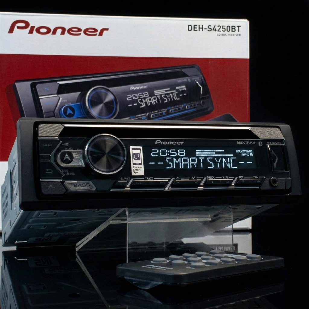 Pioneer DEH-S4250BT Single Din CD Player Bluetooth MIXTRAX Android Smart Sync