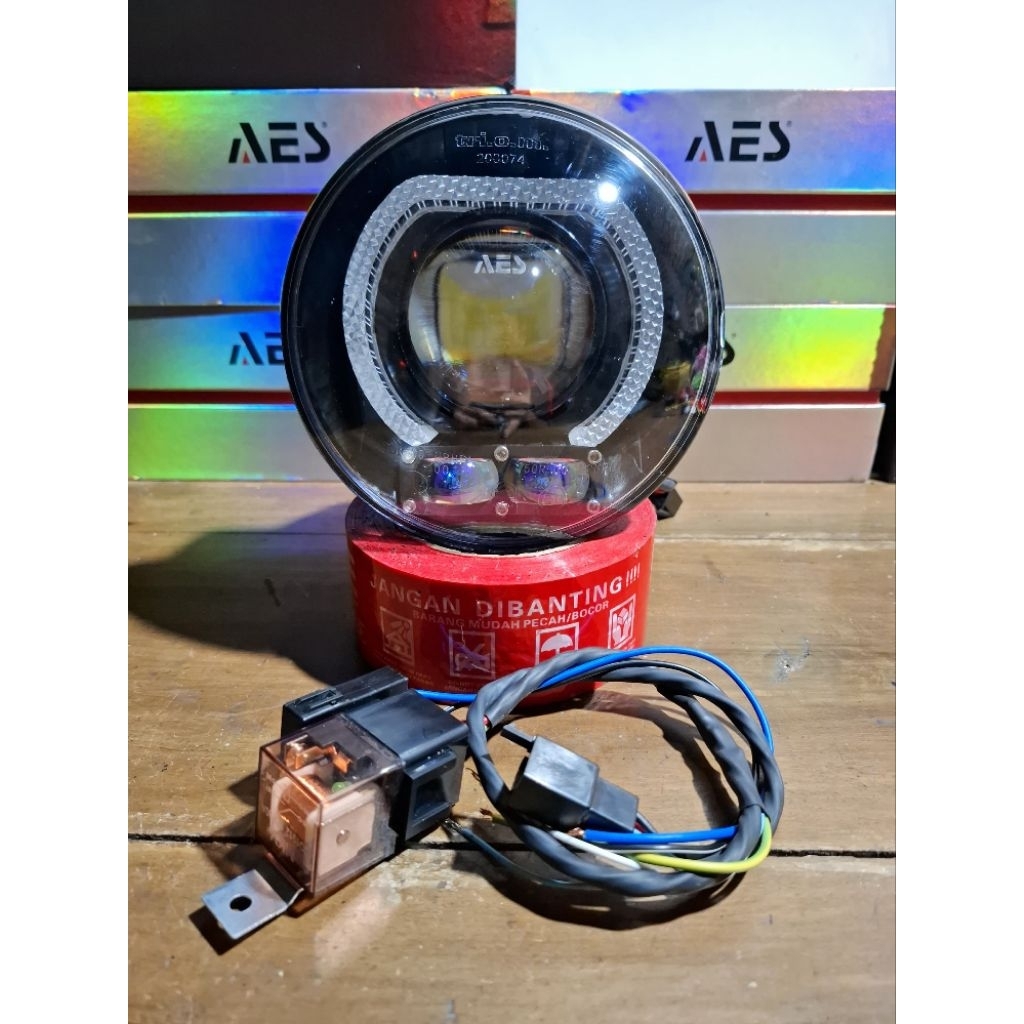 biled aes 3warna vespa new px+minilaser