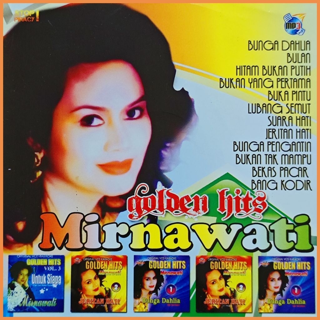 Kaset MP3 Audio Lagu Dangdut Mirnawati - Noer Halimah - Rana Rani Album 3in1 Terpopuler