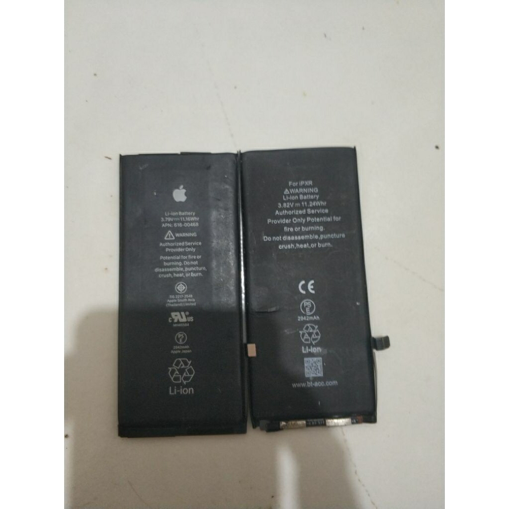 baterai iphone xr copotan ori