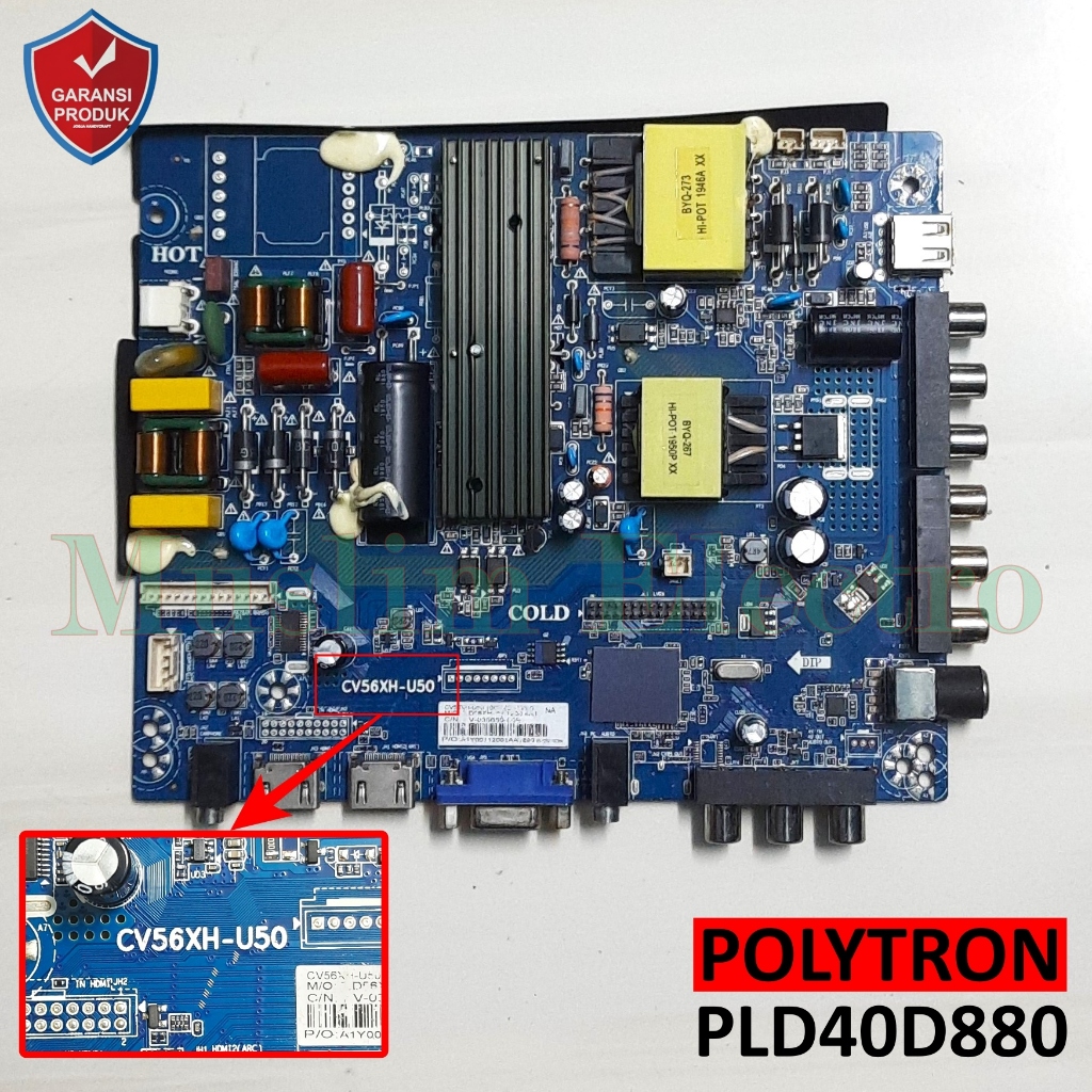 Mainboard LED TV Polytron PLD40D880 40D880