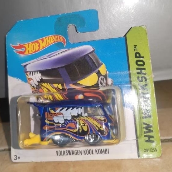 Hotwheels Short card Kool Kombi biru keunguan rare